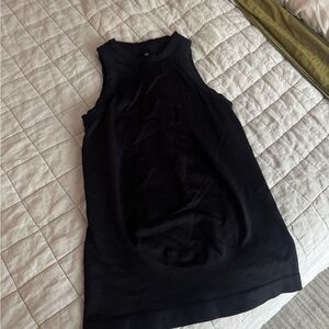 Black maternity tank